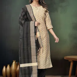 Anouk Rustic Women Ethnic Motifs Printed Regular Kurta with Trousers & With Dupatta-picture-24