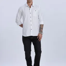 ODCC Spread Collar Comfortable Cotton Regular Fit Shirt image 3