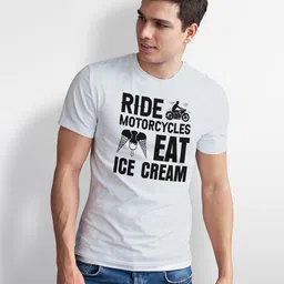 Seekbuylove Men Typography Printed Bio Finish T-shirt image 4