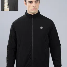 Cantabil Men Solid Winter Reversible Open Front Jacket-picture-34