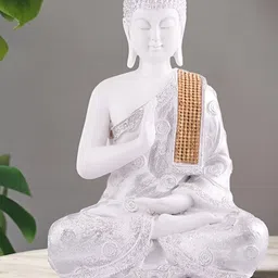 Zart White Idol Showpiece image 4