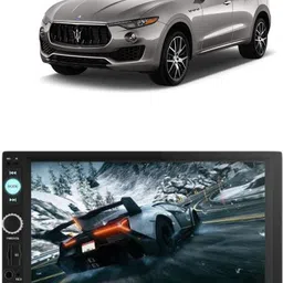 dvis 7Inch DoubleDin TouchScreen with Rear View Camera Support Without Camera D-845 Car Stereo image 1