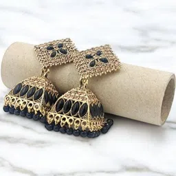 Uniqon Square Jhumkas Earrings image 3
