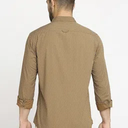 Basics Men Slim Fit Opaque Printed Casual Shirt image 2