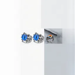 Teeragaj Set Of 3 Stones Studded Adjustable Finger Ring-image-47