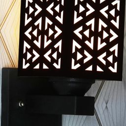 Gojeeva Brown Wood Square Wall Lamps-picture-28