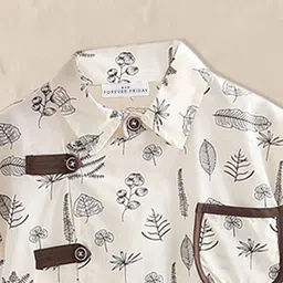 FOREVER FRIDAY Boys Floral Printed Shirt with Shorts image 2