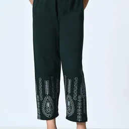 BAESD Girls Pack Of 2 Printed Regular Trousers image 2