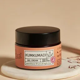 The Bare Bar Kumkumadi Gel Cream With Charcoal - 50 g image 3
