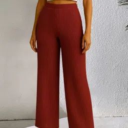Moda Rapido Women Striped Trousers-picture-35