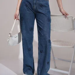 Tokyo Talkies Women Bootcut High-Rise Light Fade Stretchable Jeans-image-74