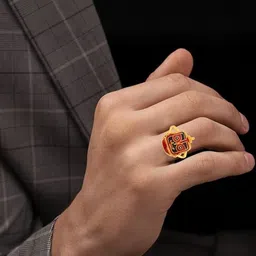 MEMOIR Gold-Plated Jagannath Finger Rings image 3