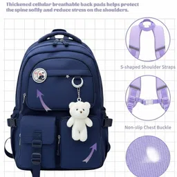 WALSON Water-Resistant Korean Backpack image 3