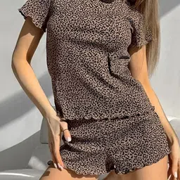 LULU & SKY Women Printed Night suit image 5