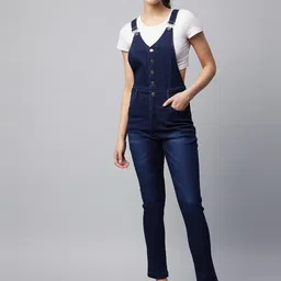 stylestone Women Dark Blue Dungaree-picture-22