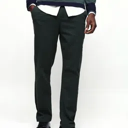 Dennis Lingo Men Solid Straight Fit Mid-Rise Chinos Trousers-image-54