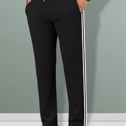 VeBNoR Men Mid-Rise Drawstring Track Pants image 3
