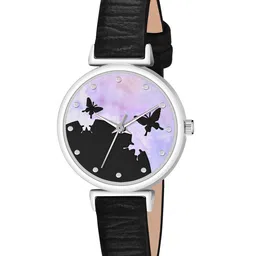 FROZIL Girls Set Of 2 Textured Dial & Leather Straps Analogue Watch AB64-BF-B-G image 4
