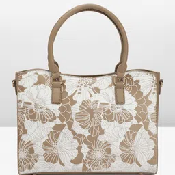 Caprese Floral Printed Structured Handheld Bag image 2