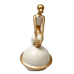 Ashnam White Lady Yoga Figurine Showpiece-picture-18