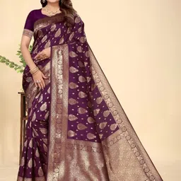 Kevami Fashion Woven Design Zari Pure Silk Kanjeevaram Saree-picture-14