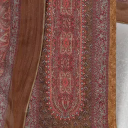 Koskii Unstitched Dress Material image 4