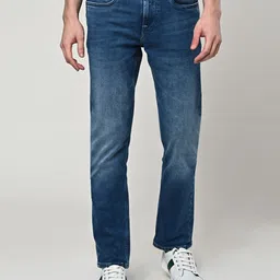 killer Men Slim Mid Rise Blue Jeans-picture-40
