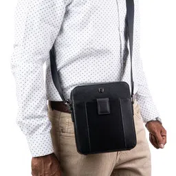 Revup Unisex Textured Messenger Bag-picture-27