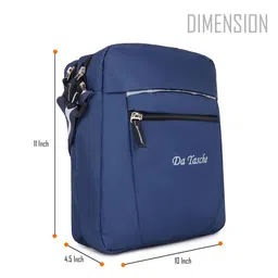 DATASCHE Unisex Solid Messenger Bag image 3