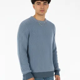 glitchez Ribbed Relaxed Fit Pullover-picture-33
