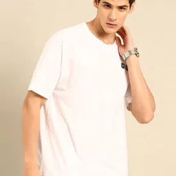 Mast & Harbour Men Printed Drop-Shoulder Sleeves Bio Finish Pockets T-shirt-picture-24