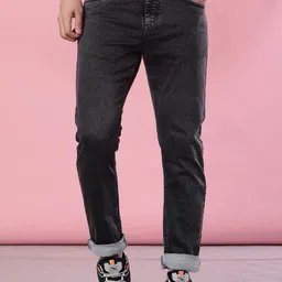 V-Mart Men Regular Fit Mid-Rise Light Fade Denim Stretchable Jeans-picture-13