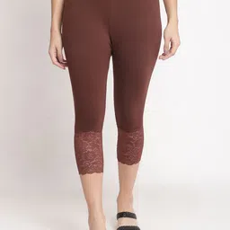 bamboo breeze Women Brown Capri-picture-27