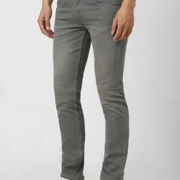 VAN HEUSEN DENIM LABS Men Slim Fit Heavy Fade Mid-Rise Jeans image 2