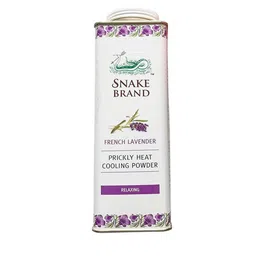 SNAKE BRAND Set Of 2 Prickly Heat Cooling Talcum Powder Relaxing- 280 g Each image 5
