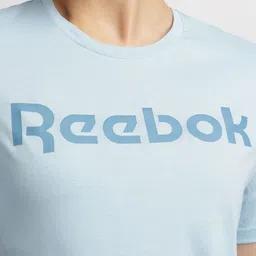 Reebok Logo Printed Round Neck T-Shirt image 4
