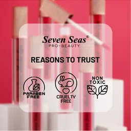 Seven Seas Mocha Lips Non Transfer Matte Liquid Lipstick - 4 ml - Shade 232 image 2