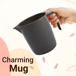 RUBOXA Grey 4 piece Solid Plastic Bath Accessories Set image 4