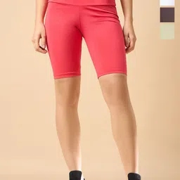 COLOR CAPITAL Women Pack of 4 Ankle-Length Fly Dry Cycling Shorts-picture-11