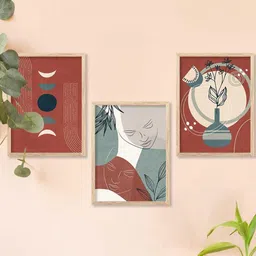 walllane Modern Wall Art With Frame Home Decor Wall Painting For Living Room Office Bedroom-picture-38