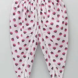 YK Girls Floral Printed Regular Kurti with Dhoti Pants image 3