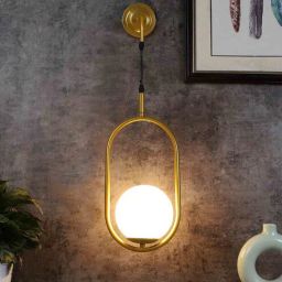 decorativeray Single Metal Novelty Wall Light (Gold)-picture-30
