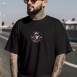 TOGS & TERRE Men Typography Printed Round Neck Cotton Oversized T-shirt-picture-20