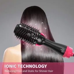 One Step Hair Dryer, 4 in 1 Hot Air Brush for Drying, Straightening ND109 Hair Curler-image-59