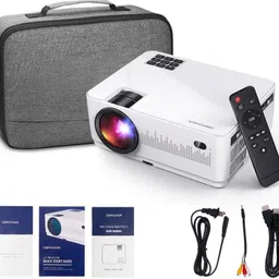IBS WIFI ANDROID 9.0 YOUTUBE NETFLIX HD LED 3D Projector BLUETOOTH 5000 Lumens, HDMI USB VGA AV, 1280*720P WITH PROJECTOR BAG (5000 lm / Wireless / Remote Controller) Portable Projector-picture-30