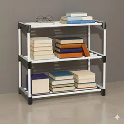 thos Storage Rack 3 ROW Metal Open Book Shelf-picture-20