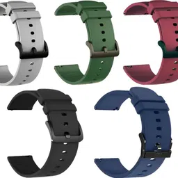 Firetook 22mm Replacement (Combo 5)Soft Watch Strap (Compatible Watch List In Photo) 22 mm Silicone Watch Strap-picture-26