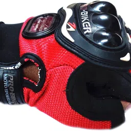 maniag Self Design Protective Men Gloves image 2