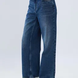 killer Women Relaxed Fit Mid Rise Blue Jeans image 3