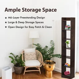 yovatechline Engineered wood Engineered Wood Open Book Shelf image 5